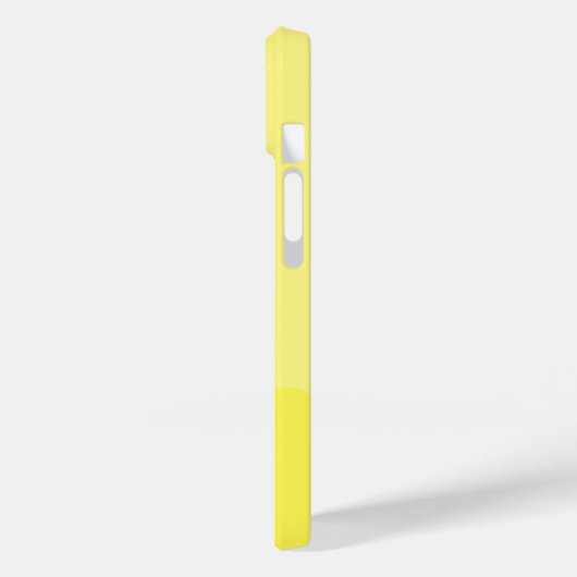 Yellow Name Customization Phone Cover. Case-Mate iPhone Hülle (Rückseite / Links)