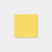 Yellow Name Sticky Post-it Klebezettel (Vorderseite)