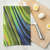 Yellow-Naped Amazon Parrot Feathers by STaylor Handtuch (Viertel Falte)