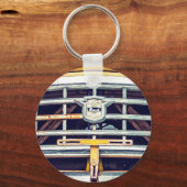 Yellow Nash Rambler Button Schlüsselanhänger (Vorderseite)