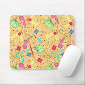 Yellow Näwing Notions Mousepad (Mit Mouse)