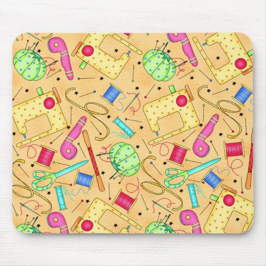 Yellow Näwing Notions Mousepad (Vorne)