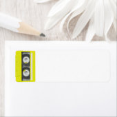 Yellow Neon Anpassbares Kassettenband (Insitu)