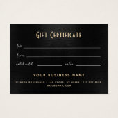 Yellow Neon Sign Art Deco Gutschein (Rückseite)