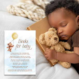 Yellow Neutral Teddy Bärenbücher für Baby Begleitkarte