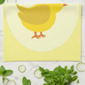 Yellow Oaster Chick Küchentuch (Gefaltet)