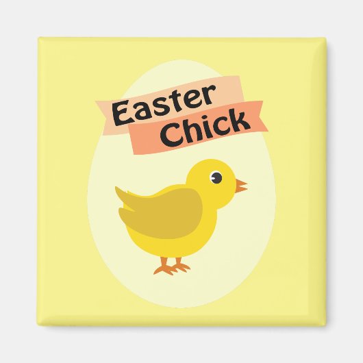 Yellow Oaster Chick Magnet (Vorne)