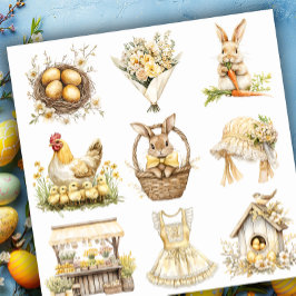 Yellow Oaster Set 2 Aufkleber