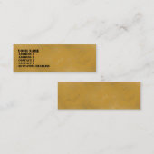 Yellow Ochre Wash Mini Visitenkarte (Vorne/Hinten)