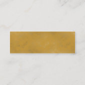 Yellow Ochre Wash Mini Visitenkarte (Rückseite)