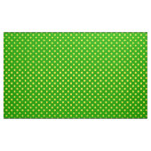 Yellow On Green Polka Dots Pattern Design  Stoff (Yard (91,4 cm))