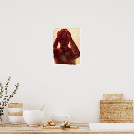 Yellow One Second Noise 2007 Poster (Küche)