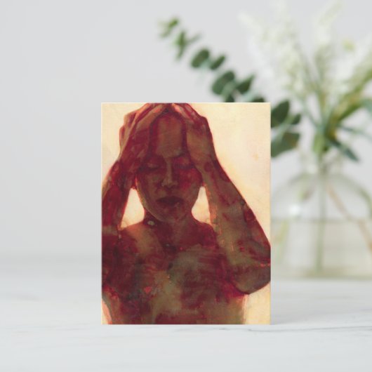 Yellow One Second Noise 2007 Postkarte (Stehend Vorderseite)