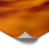 Yellow Orange Barbed Wire Fugue Poster (Ecke)