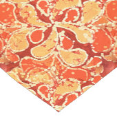 Yellow Orange Bohemisch Bali Batik Style Paisley Kurzer Tischläufer (Ecke)