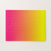 Yellow Orange Pink Ombre Puzzle (Horizontal)