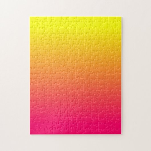 Yellow Orange Pink Ombre Puzzle (Vertikal)
