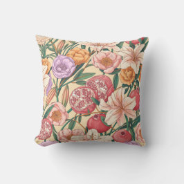 Yellow, Orange, Purple & Pink Boho Seamless Design Kissen