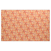 Yellow Orange Red Bali Batik Style Paisley Pattern Stoff (Yard (91,4 cm))