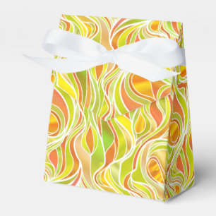 Yellow Orange Stated Glour Favor Box Geschenkschachtel