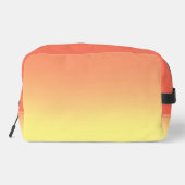 Yellow Orange sunset ombre Dopp Kit Waschbeutel (Rückseite)