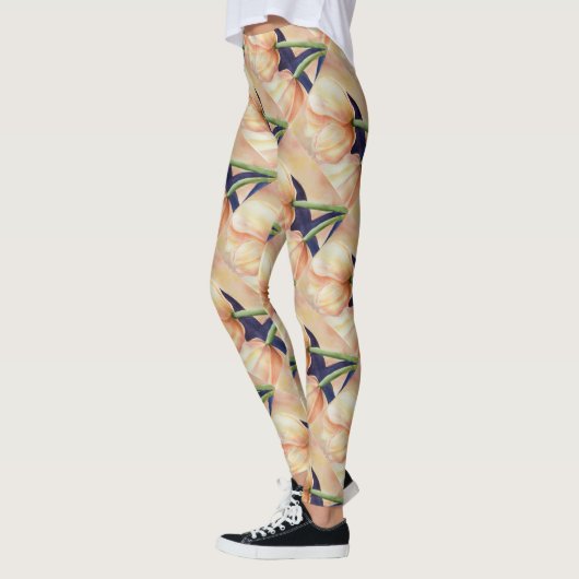 YELLOW ORANGE TULIPS | LEGGINGS (Links)