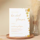 Yellow Orange Vibrann Summer Garden Brautparty Einladung