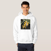 Yellow Orchid Blume Tropical Botanical Hoodie (Vorne ganz)