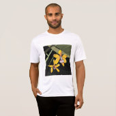 Yellow Orchid Blume Tropical Botanical T-Shirt (Vorne ganz)
