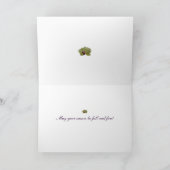 Yellow Orchid DebattierGratulations Card Karte (Innenseite)