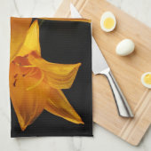 Yellow Orchid Küchentuch (Viertel Falte)