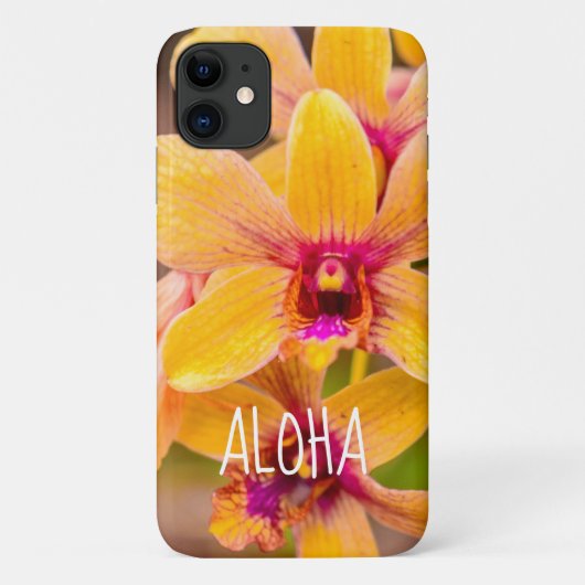 Yellow Orchid, Lawai, Kauai, Hawaii Case-Mate iPhone Hülle (Rückseite)