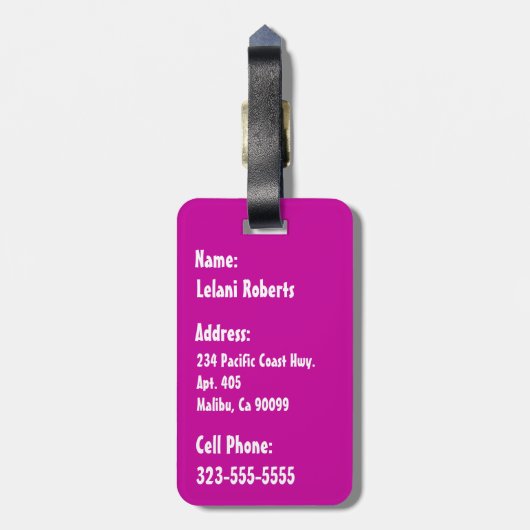 Yellow Orchid, Lawai, Kauai, Hawaii Gepäckanhänger (Rückseite vertikal)