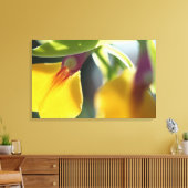 Yellow Orchid Leinwanddruck (Insitu (Wohnzimmer))