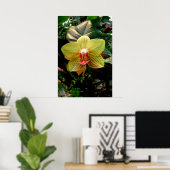 Yellow Orchid Poster (Heimbüro)