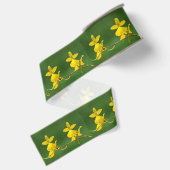 Yellow Orchid Ribbon Ripsband (Rückseite)