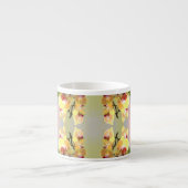 Yellow Orchids Pattern Espressotasse (Vorderseite)
