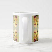 Yellow Orchids Pattern Jumbo-Tasse (Rückseite)