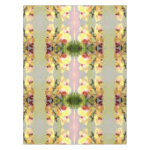 Yellow Orchids Pattern Tischdecke (Vorderseite)