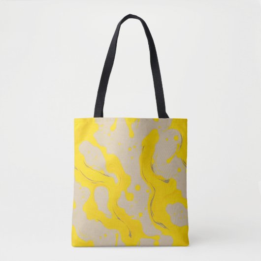 Yellow Organic Abstract Tasche (Vorderseite)