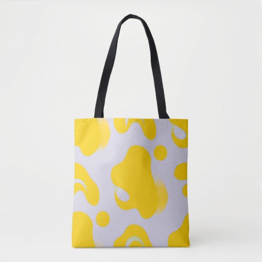 Yellow Organic Abstract  Tasche (Vorderseite)