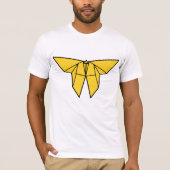 Yellow Origami Butterfly Mens T - Shirt (Vorderseite)