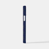 Yellow Ovals - Fall Blue Geometric iPhone Hülle (Rechte Seite)