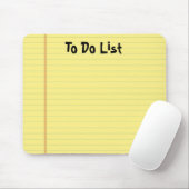 Yellow Pad Mousepad (Mit Mouse)