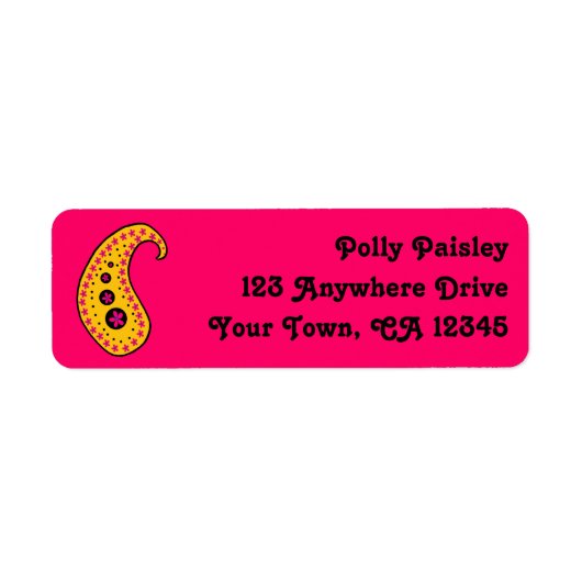 Yellow Paisley (Vorne)
