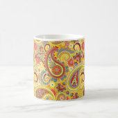 Yellow Paisley Tasse (Mittel)
