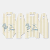 Yellow Palm Spring Pastel Beach Baby Dusche Geschenkschachtel (Ungeklappt)