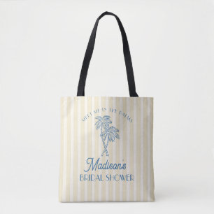 Yellow Palm Spring Pastell Beach Brautparty Tasche