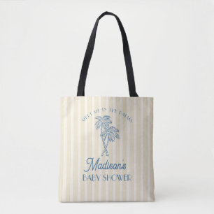 Yellow Palm Springs Pastel Beach Baby Dusche Tasche