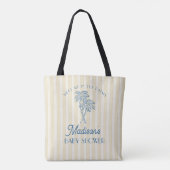 Yellow Palm Springs Pastel Beach Baby Dusche Tasche (Rückseite)